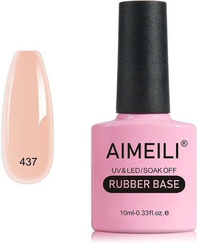 Aimeili rubber base gel - gel, rosa